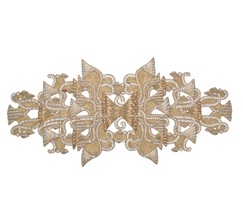 Kim Seybert Runner: BACCARAT Etoile in Champagne & Crystal